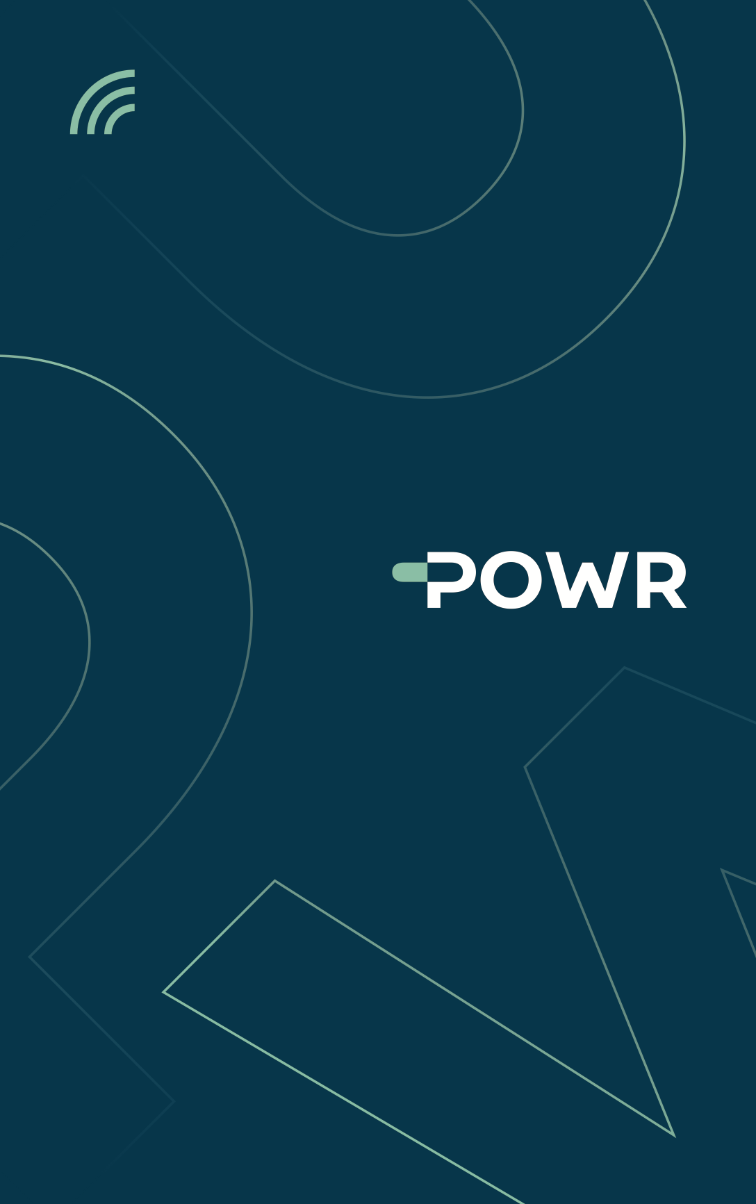POWR Card, front with the POWR wordmark